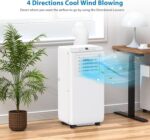 Aire acondicionado portatil Takywep EWfUuGb394VWDebCB19nHwbvTgK74 8000 BTU 3 en 1 con modos refrigeracion deshumidificad