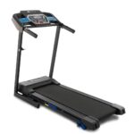 Cinta de correr plegable XTERRA Fitness TRX1000 100819 motor 2.25 HP superficie 16 x 50 pulgadas pantalla LCD 5 pulgadas