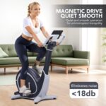 Bicicleta Estatica Magnetica PioneerWorks 350 lb Resistencia 36 Niveles App LCD
