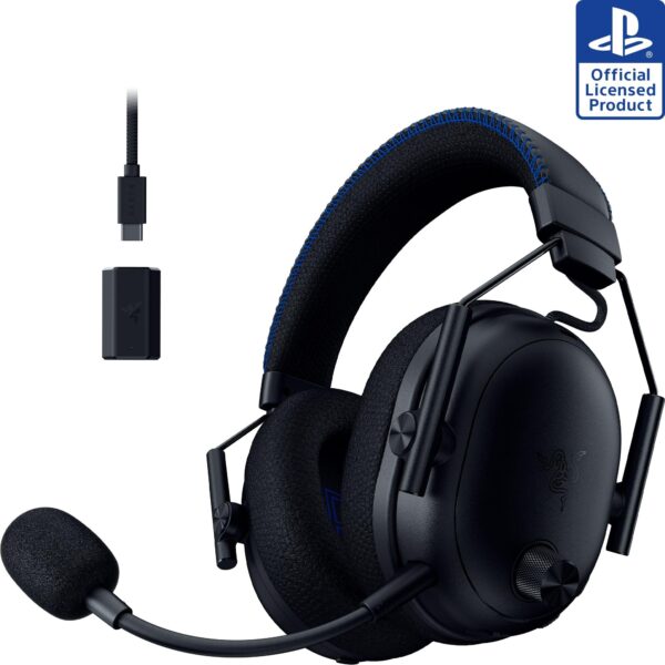 Auricular Gamer Inalámbrico Razer BlackShark V3 Pro RZ04-05400500-R3UA ANC 50mm 2.4 GHz Bluetooth 3.5mm PS5 PC Mac Switc