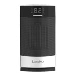 Calentador Cerámico de Mesa Lasko CD12950 Ellipse | 1,500 W, Termostato, Oscilación Amplia y Control Remoto