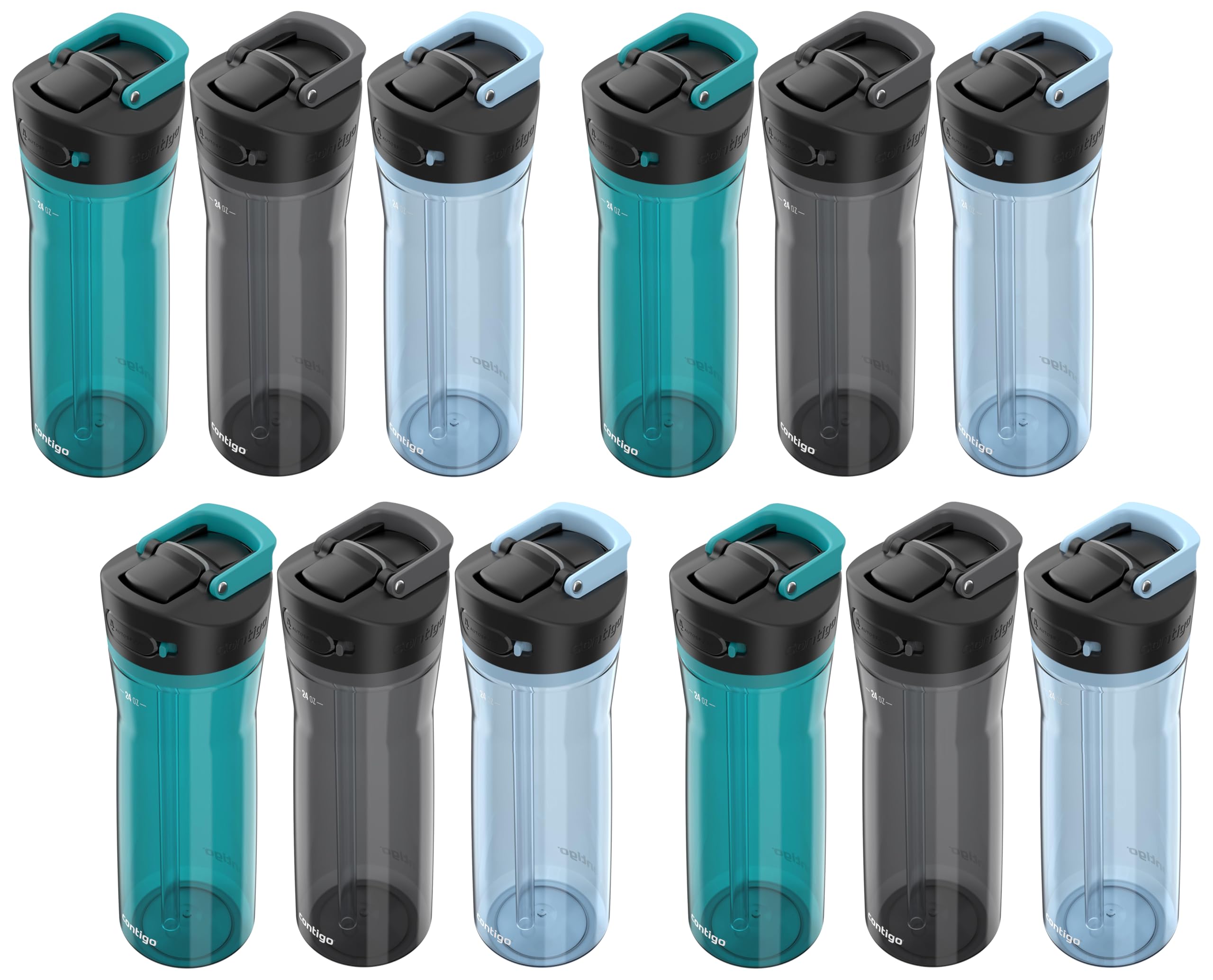 Version 1.0.0 Botella de agua Contigo Autospout 2199317 antiderrame 24 oz 709 ml paquete de 12 piezas