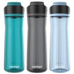 Botella de agua Contigo Autospout 2199317 antiderrame 24 oz 709 ml paquete de 12 piezas