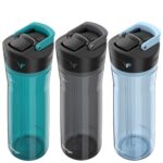 Botella de agua Contigo Autospout 2199317 antiderrame 24 oz 709 ml paquete de 12 piezas