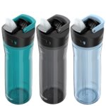 Botella de agua Contigo Autospout 2199317 antiderrame 24 oz 709 ml paquete de 12 piezas