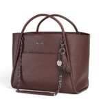 Itzy Ritzy Boss Tote Diaper Bag – Vegan Leather Tote with Stroller Straps, Changing Pad, Shoulder Straps & Tassel