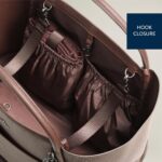 Itzy Ritzy Boss Tote Diaper Bag – Vegan Leather Tote with Stroller Straps, Changing Pad, Shoulder Straps & Tassel