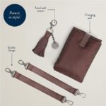 Itzy Ritzy Boss Tote Diaper Bag – Vegan Leather Tote with Stroller Straps, Changing Pad, Shoulder Straps & Tassel