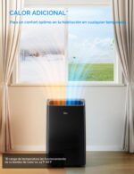 Aire acondicionado portátil ultra silencioso con calefacción Midea MAP14HS1TBL-A Duo 14000 BTU 12000 BTU SACC inversor a