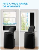 Aire acondicionado portátil ultra silencioso con calefacción Midea MAP14HS1TBL-A Duo 14000 BTU 12000 BTU SACC inversor a