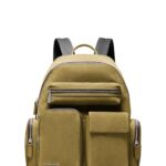 Michael Kors Hudson Cargo Mochila, herrajes en tono níquel/pistacho