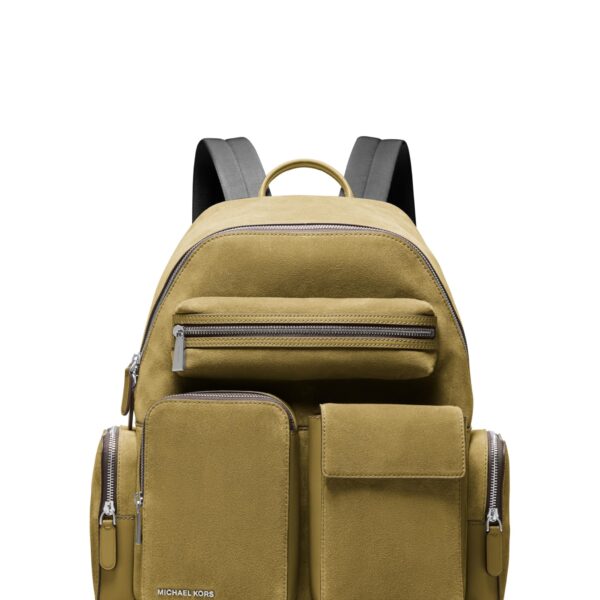 Michael Kors Hudson Cargo Mochila, herrajes en tono níquel/pistacho