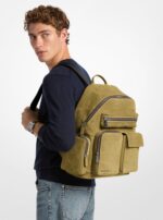 Michael Kors Hudson Cargo Mochila, herrajes en tono níquel/pistacho