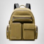 Michael Kors Hudson Cargo Mochila, herrajes en tono níquel/pistacho