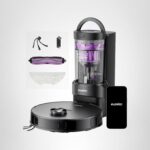 Robot Aspiradora y Trapeadora Eureka E20 Evo Plus, 10000Pa, Sin Bolsa, Autovaciado 45 Días, Anti-Enredos