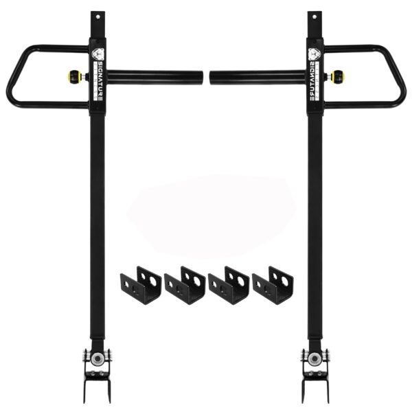 Fitvids Brazos de palanca ajustables de 1ª generación mejorados, clasificados para 600 libras por brazo, brazos de bloqu