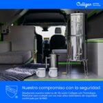 Filtro de agua por gravedad Culligan MaxClear MCS701B 2.25 galones acero inoxidable cepillado para encimera con filtro d