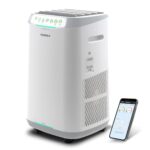 Purificador de aire Nuwave Forever 47268 para habitaciones grandes hasta 186 metros cuadrados sensores duales 7 filtros