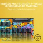 Teclado Mecánico Gaming Razer BlackWidow V4 X RZ03-04704200-R3M1 Interruptores Verdes 6 Macros RGB Chroma Edición Pokémo