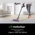 Aspiradora inalámbrica Dyson V9 Motorbar 100AW, 3 modos de potencia, hasta 40 minutos, convierte en de mano