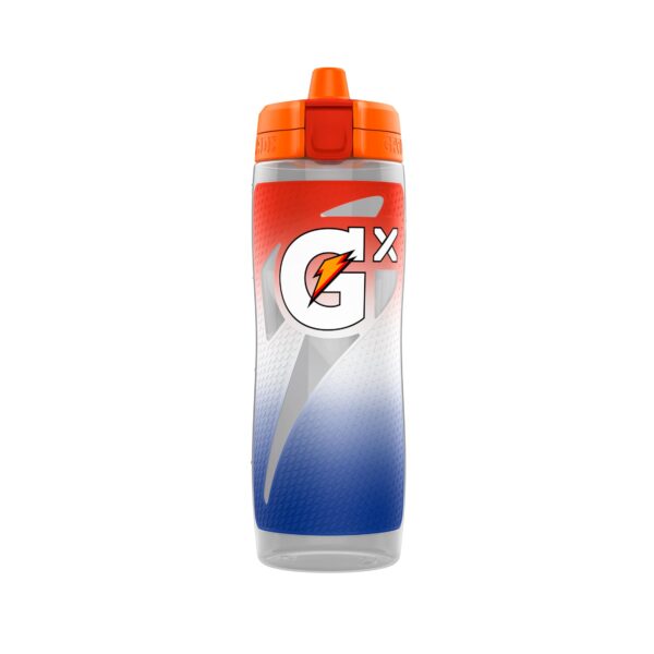 Botella Deportiva Gatorade Gx PepsiCo 52000045823 Faded Flag Plástico 30 Onzas Paquete de 6 Piezas