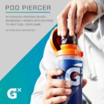 Botella Deportiva Gatorade Gx PepsiCo 52000045823 Faded Flag Plástico 30 Onzas Paquete de 6 Piezas