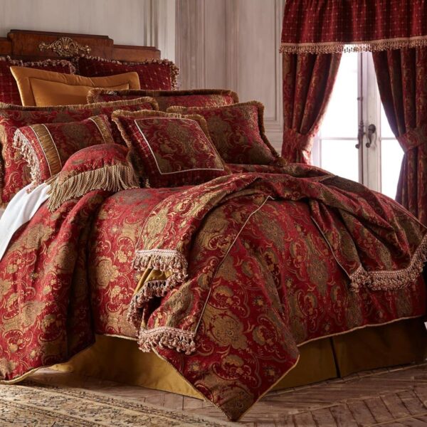 Juego de edredón King jacquard chenilla 3 piezas Austin Horn Classics Sienna Pacific Coast Home Furnishings 719294727776
