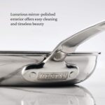 Batería de cocina Hestan Culinary ProBond Luxe 31768 juego de ollas y sartenes 10 piezas acero inoxidable triple capa ap