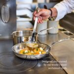 Batería de cocina Hestan Culinary ProBond Luxe 31768 juego de ollas y sartenes 10 piezas acero inoxidable triple capa ap