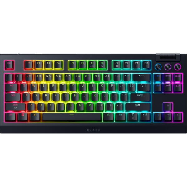 Teclado Mecánico Razer BlackWidow V4 TKL HyperSpeed RZ03-05480200-R3U1 Inalámbrico Intercambiable en Caliente Interrupto