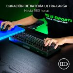 Teclado Mecánico Razer BlackWidow V4 TKL HyperSpeed RZ03-05480200-R3U1 Inalámbrico Intercambiable en Caliente Interrupto