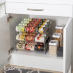 Organizador de latas 3 niveles Kitchen Details 24199-CHR acero cromado capacidad 36 latas para despensa y gabinete de co