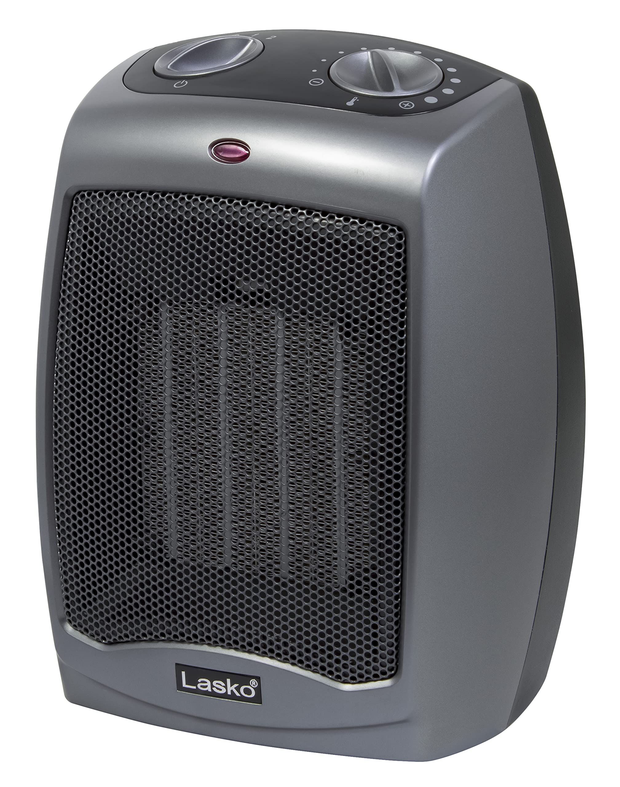 Version 1.0.0 Calentador de Cerámica Portátil Lasko 754201 con Termostato, 1500 W, 2 Velocidades, 9.2 Pulg
