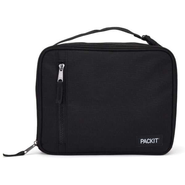 Lonchera congelable PackIt PKT-CB-BLA clásica color negro paquete de 12 unidades