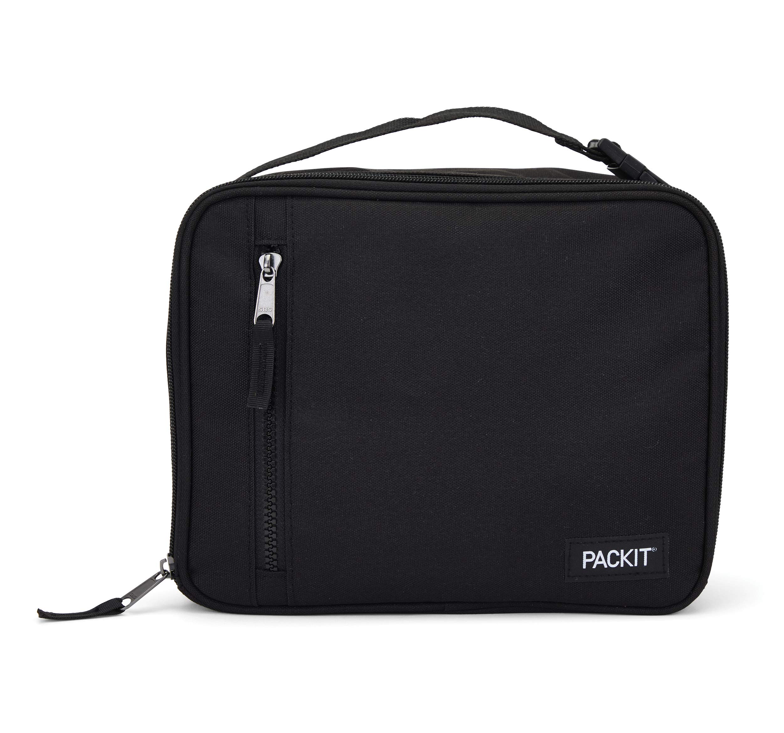 Version 1.0.0 Lonchera congelable PackIt PKT-CB-BLA clásica color negro paquete de 12 unidades