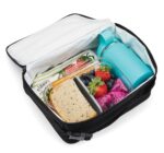 Lonchera congelable PackIt PKT-CB-BLA clásica color negro paquete de 12 unidades