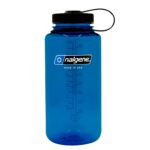 Botella de agua deportiva Nalgene 342038 boca ancha 32 onzas sin BPA azul pizarra paquete de 6 piezas