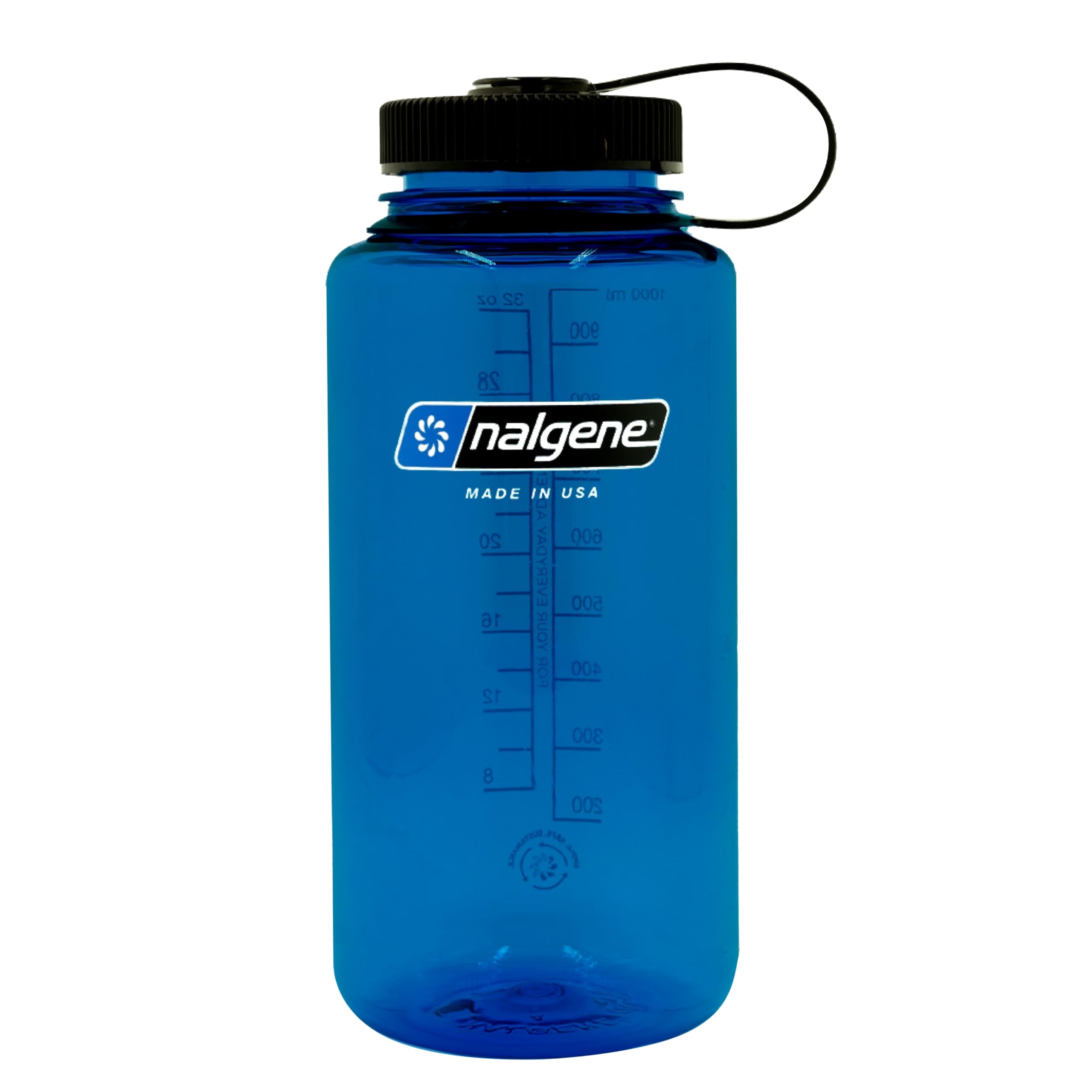 Version 1.0.0 Botella de agua deportiva Nalgene 342038 boca ancha 32 onzas sin BPA azul pizarra paquete de 6 piezas