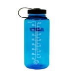 Botella de agua deportiva Nalgene 342038 boca ancha 32 onzas sin BPA azul pizarra paquete de 6 piezas