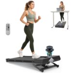 Caminadora Walking Pad PACEROCKER ROCKER-S inclinación automática 12% 9 niveles 5 MPH capacidad 450 libras altavoz Bluet