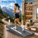 Caminadora Walking Pad PACEROCKER ROCKER-S inclinación automática 12% 9 niveles 5 MPH capacidad 450 libras altavoz Bluet
