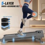 Caminadora Walking Pad PACEROCKER ROCKER-S inclinación automática 12% 9 niveles 5 MPH capacidad 450 libras altavoz Bluet