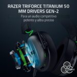 Auriculares Gamer Inalámbricos Razer BlackShark V3 RZ04-05410200-R3U1 2.4GHz Bluetooth drivers 50mm para Xbox PC PS5