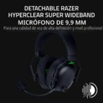 Auriculares Gamer Inalámbricos Razer BlackShark V3 RZ04-05410200-R3U1 2.4GHz Bluetooth drivers 50mm para Xbox PC PS5