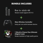 Control Inalámbrico Xbox Elite Series 2 Core Bundle con Fire TV Stick 4K y Game Pass Ultimate 1 Mes