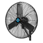 Ventilador de Pared para Exterior Tornado HI-FAN-24MOWF-WR-1P-HEX2 – 24 pulgadas, IPX4, 7350 CFM, 2 velocidades, motor T