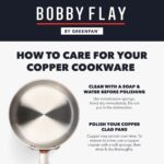 Batería de cocina GreenPan Bobby Flay CC010539-001 juego de ollas y sartenes de 8 piezas acero inoxidable con cobre apto