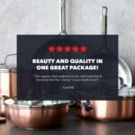 Batería de cocina GreenPan Bobby Flay CC010539-001 juego de ollas y sartenes de 8 piezas acero inoxidable con cobre apto
