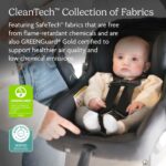 Asiento de coche infantil UPPAbaby Mesa V3 instalación SmartSecure convertible con base e inserto para bebé color gris G