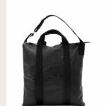 AllSaints Kei - Mochila de piel negra M116XD (talla única)